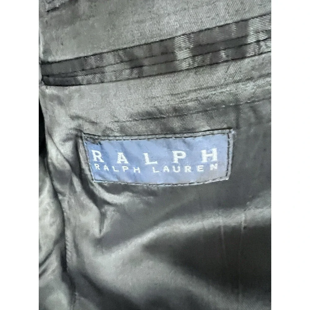 Ralph Lauren Sports Coat Men's Size 44R Olive Wool‎ Honeycomb Suit Blazer